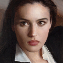 Portrait-of-Monica-Bellucci-2 Portrait Of Monica Bellucci 2