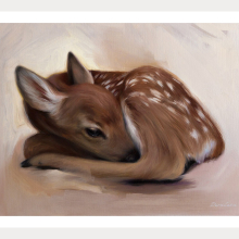 fine-art-print-Deer-painting-2 Fine Art Print Deer Painting 2