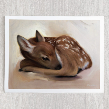 fine-art-print-Deer-painting Fine Art Print Deer Painting