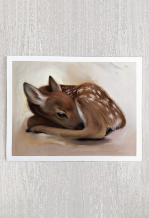 Fine Art Print Deer Painting
