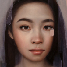 oil-on-paper-Gold-Rose-painting-2 Oil On Paper Gold Rose Painting 2