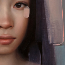 oil-on-paper-Gold-Rose-painting-3 Oil On Paper Gold Rose Painting 3