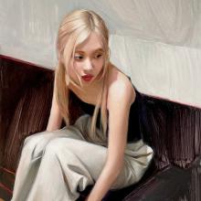 oil-on-paper-Rose-2 Oil On Paper Rose 2